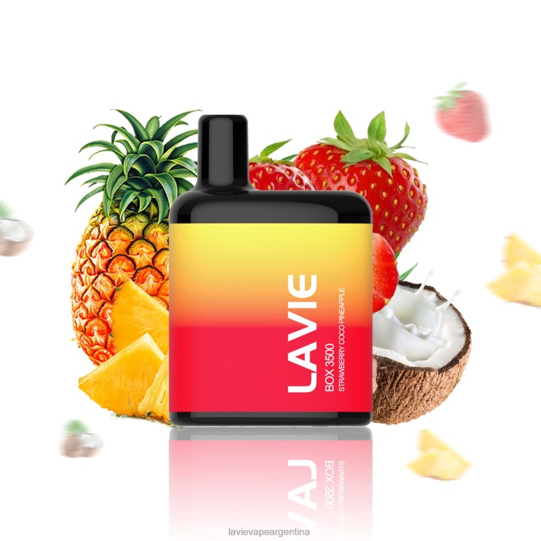 LAVIE Vape Tienda - LAVIE BOX 3500 bocanadas fresa coco piña VL028207