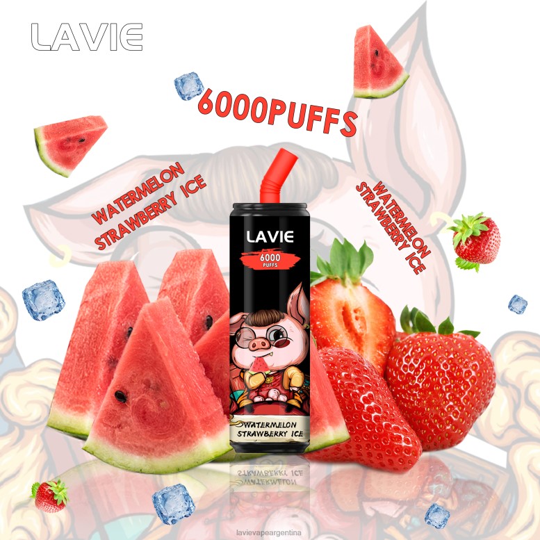 LAVIE Vape Argentina - LAVIE Coke BAR 6000 bocanadas sandia fresa hielo VL028267